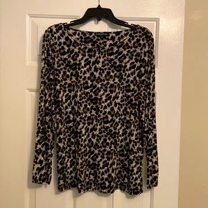 Mario Serrani Italy long sleeve leopard long sleeve size medium